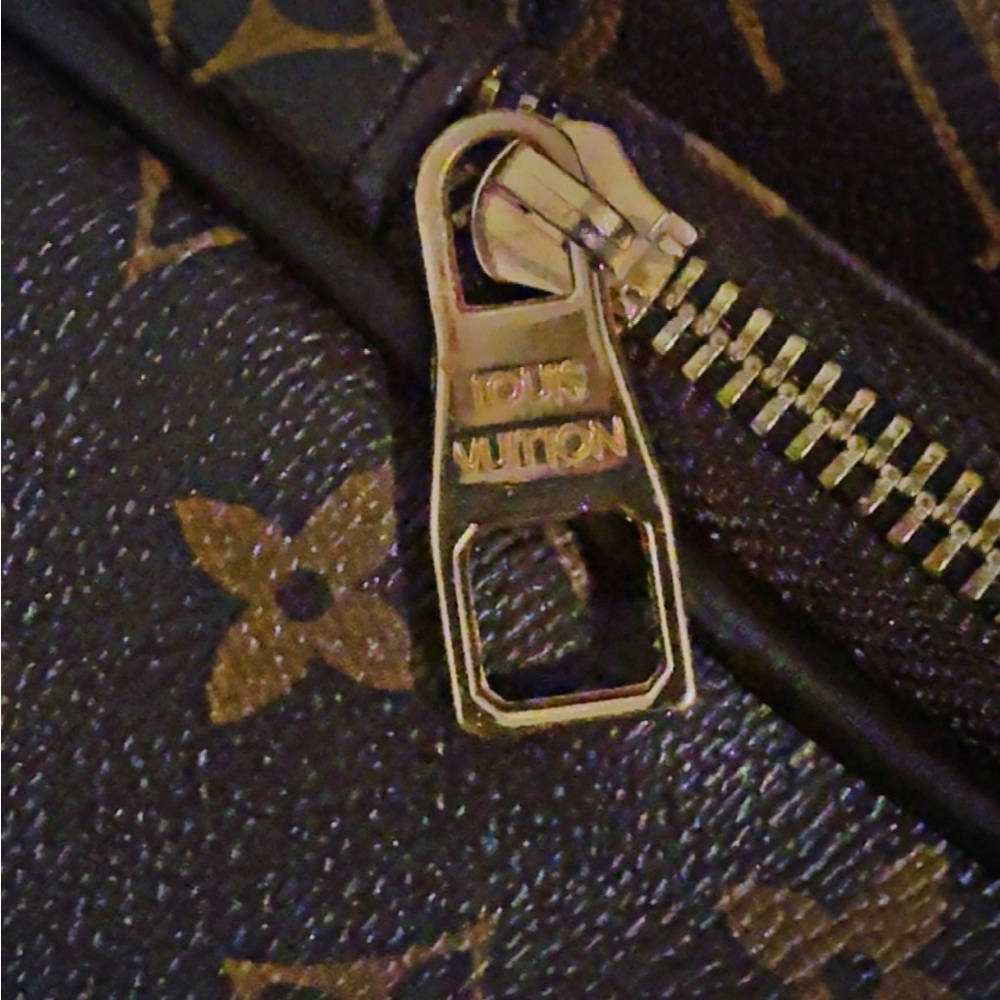 Louis Vuitton Dark Brown/Tan Monogram Backpack - Picture 9 of 14